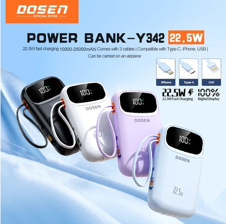 DOSEN Original Powerbank fast charging 3C 10000mAh