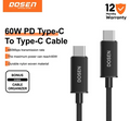 DOSEN 60W Fast Charge USB C to USB C Type C Fast Charging Cable
