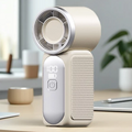X688 Portable Handheld Fan USB Rechargeable Mini Cooling Fan Adjustable Pocket Fan for Outdoor Travel Office Fan
