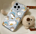 Funny Cute Aesthetic Casing Elegant Cartoon Shark Cat Pattern Phone Case