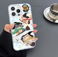 Funny Magic Cartoon Animal Pattern Clear Frosted Case
