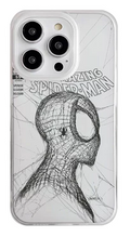 Fashion Creative Spider-Man Pattern Clear Frosted Case