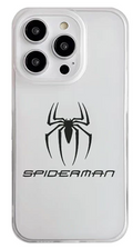 Fashion Creative Spider-Man Pattern Clear Frosted Case